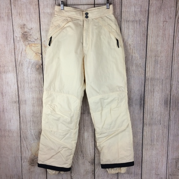 O'Neill Pants - O'Neill Pale Yellow Winter Snowboarding Pants Sz S